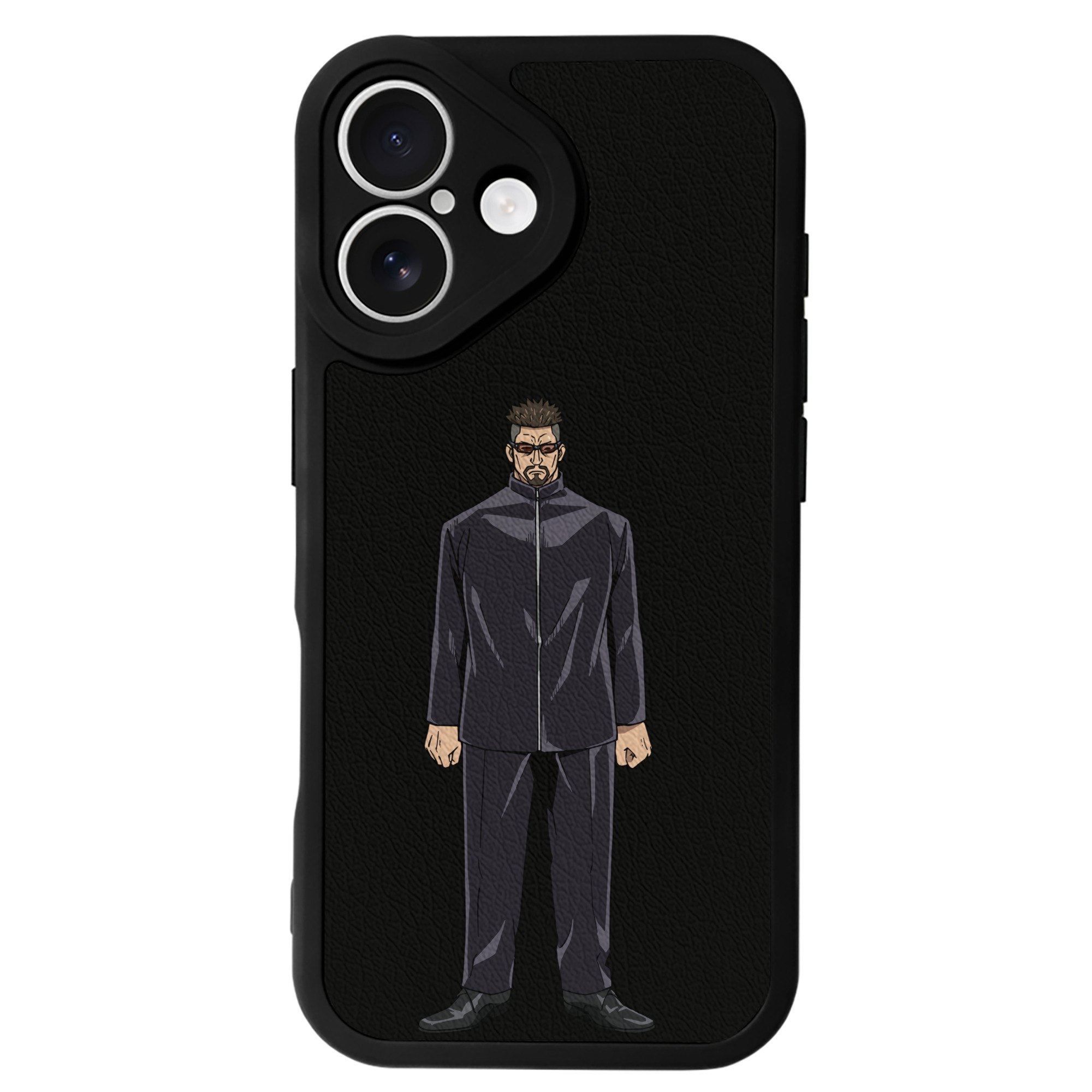 （画像用） 呪術廻戦 Jujutsu Kaisen 【iPhone 16シリーズ対応】シリコンスマホケース（レザー調） 材質：シリコン